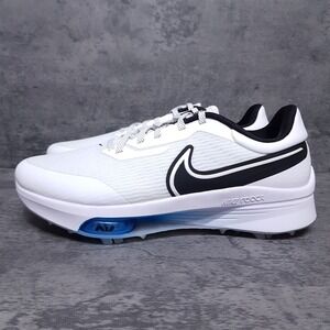 NIKE Air Zoom Infinity Tour NEXT Golf Shoes Mens Size 10.5 WIDE White Photo Blue